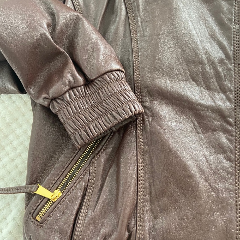 Moda international  leather jacket - Picture 5 of 11